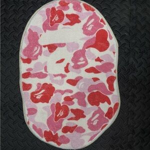 Bape Pink Camo Rug